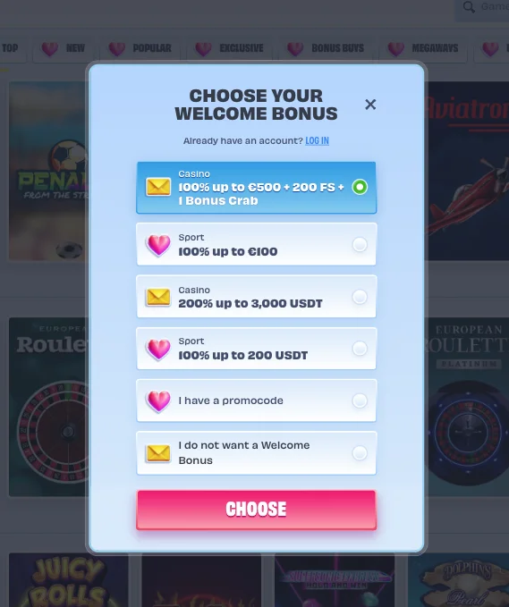 OnlySpins Bónusz
